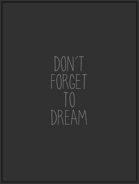 To Dream is to Forget