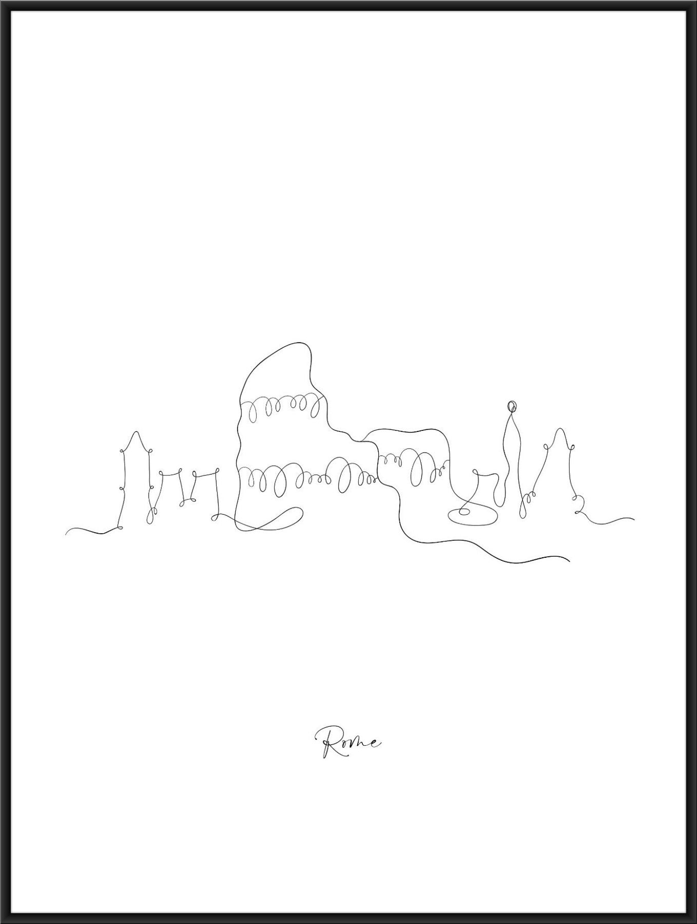 Illustrations & line art - prints, posters and wall art – Digital Print ...