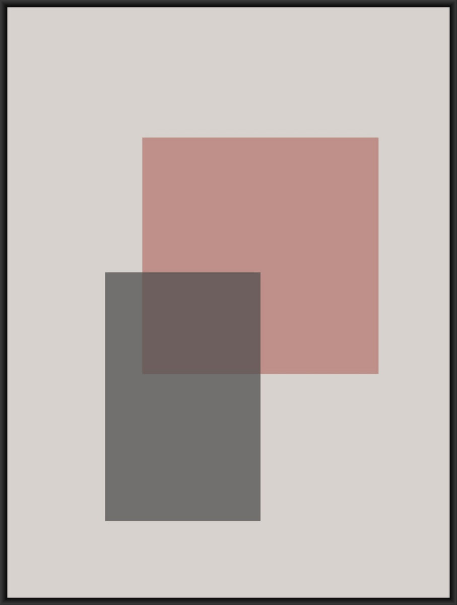 Abstract squares, abstract design, pastel poster, abstract print ...